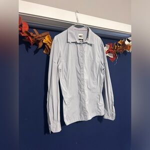 MEC Women's Light Blue Button-Up Shirt